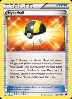 Hyperball card in German