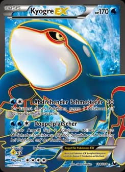 Kyogre-EX card in German