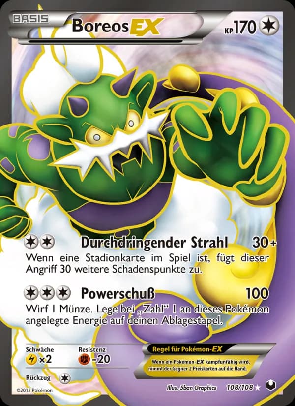 Boreos-EX card in German