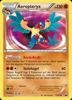 Aeropteryx card in German