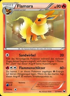 Flamara card in German