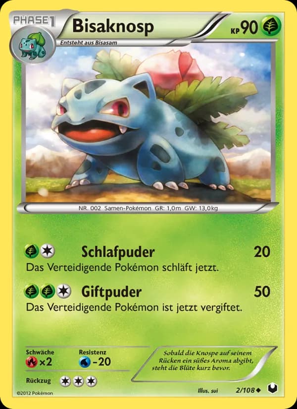 Bisaknosp card in German
