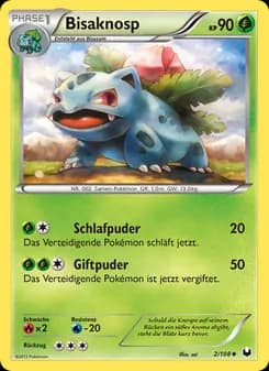Bisaknosp card in German