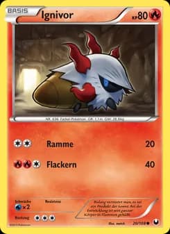 Ignivor card in German