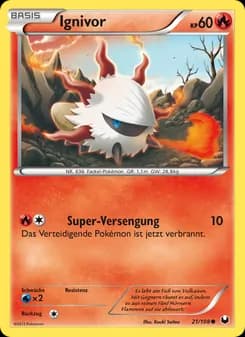 Ignivor card in German