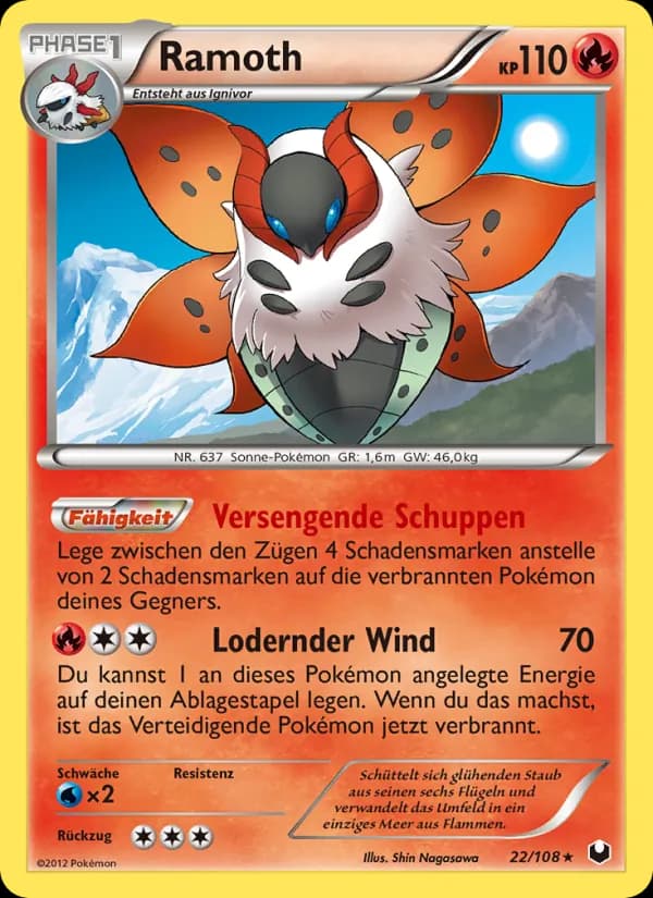 Ramoth card in German