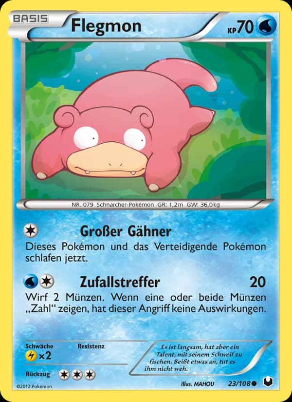Flegmon card in German