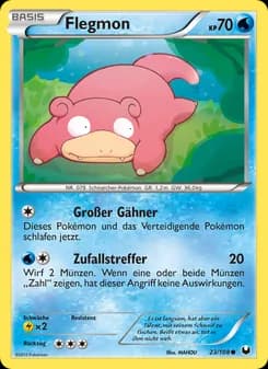 Flegmon card in German