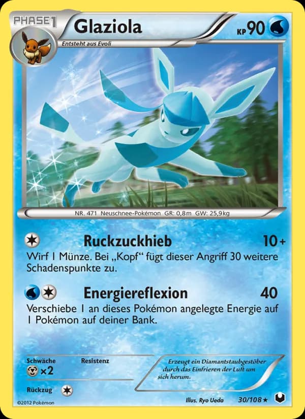 Glaziola card in German
