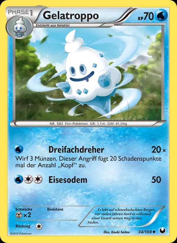 Gelatroppo card in German
