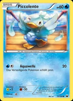 Piccolente card in German