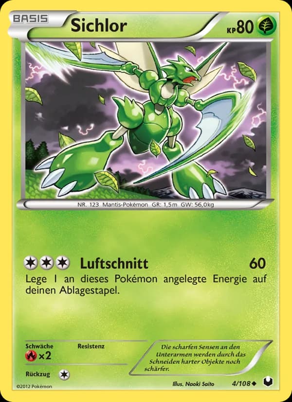 Sichlor card in German