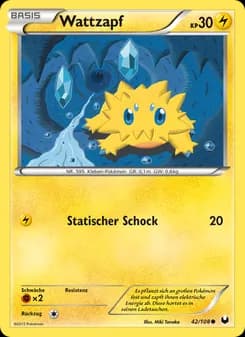 Wattzapf card in German