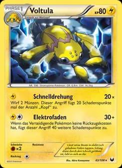 Voltula card in German