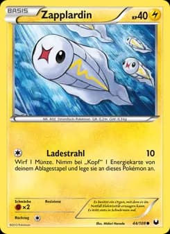 Zapplardin card in German