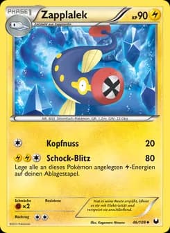 Zapplalek card in German