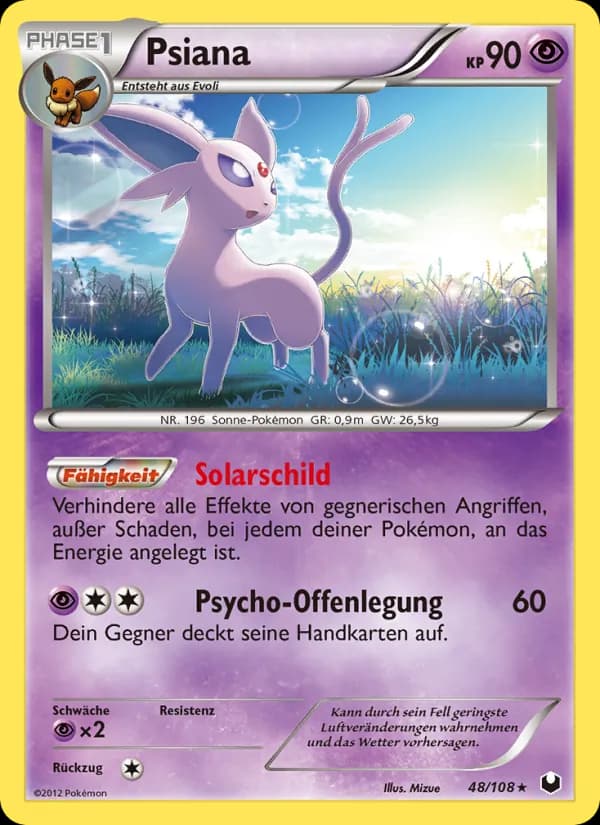Psiana card in German