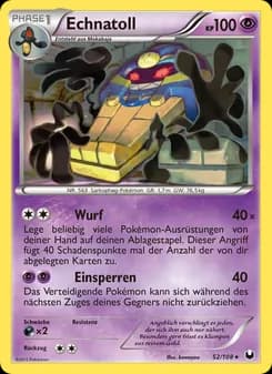 Echnatoll card in German