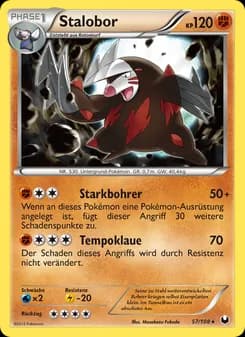 Stalobor card in German
