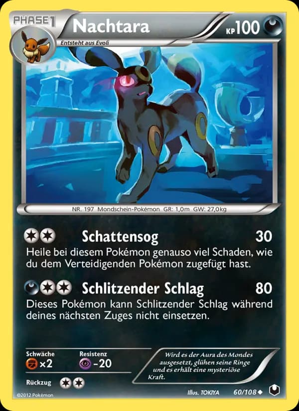 Nachtara card in German