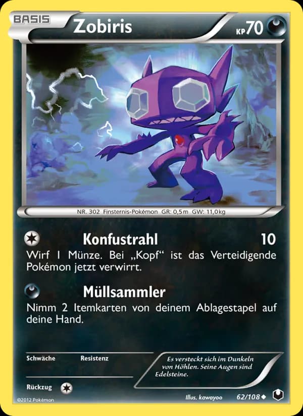 Zobiris card in German