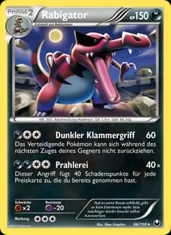 Rabigator card in German