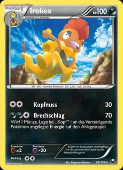 Irokex card in German