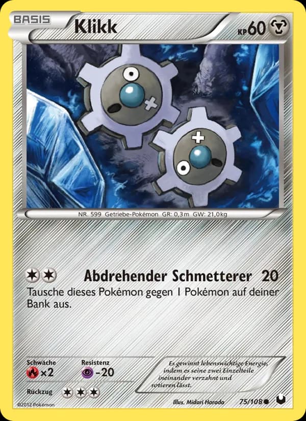 Klikk card in German