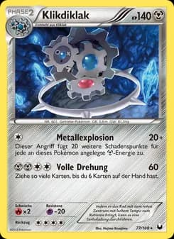 Klikdiklak card in German