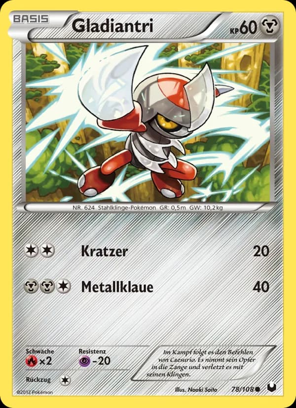 Gladiantri card in German