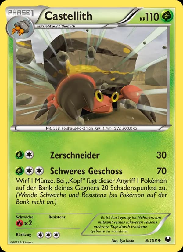 Castellith card in German