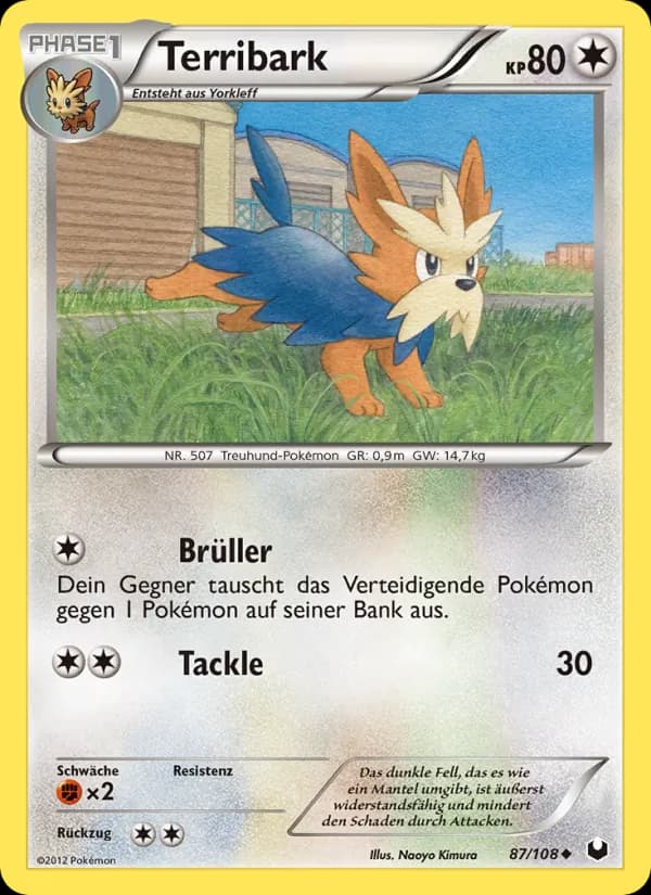 Terribark card in German
