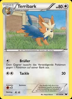Terribark card in German