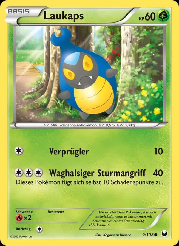 Laukaps card in German
