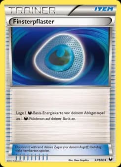 Finsterpflaster card in German
