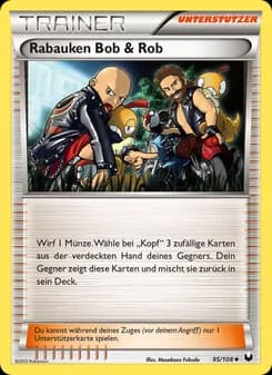 Rabauken Bob & Rob card in German