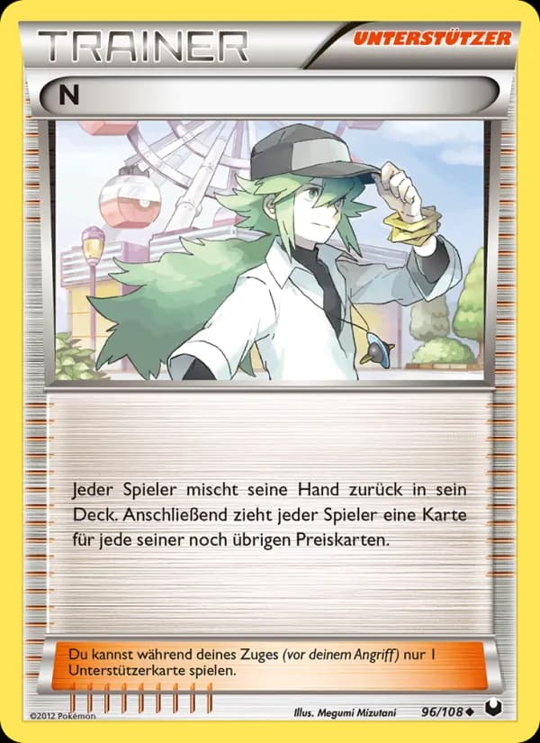 N card in German