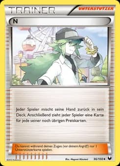 N card in German