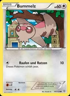 Bummelz card in German