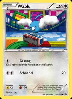 Wablu card in German