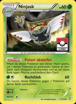 Ninjask card in German