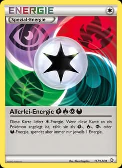 Allerlei-Energie GrassFirePsychicDarkness card in German