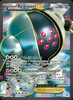 Registeel-EX card in German