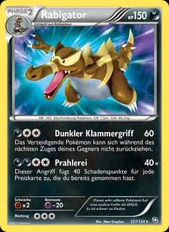 Rabigator card in German
