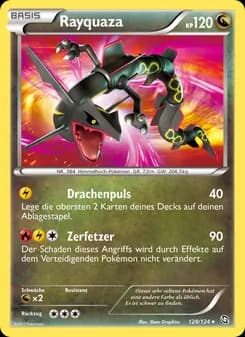 Rayquaza card in German