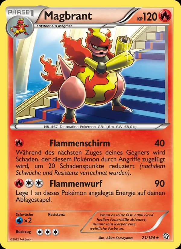 Magbrant card in German