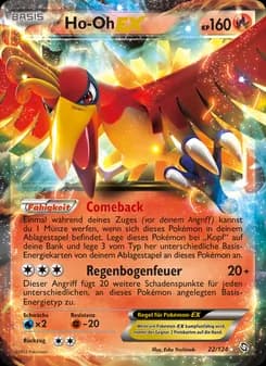 Ho-Oh-EX card in German