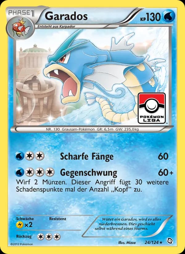 Garados card in German