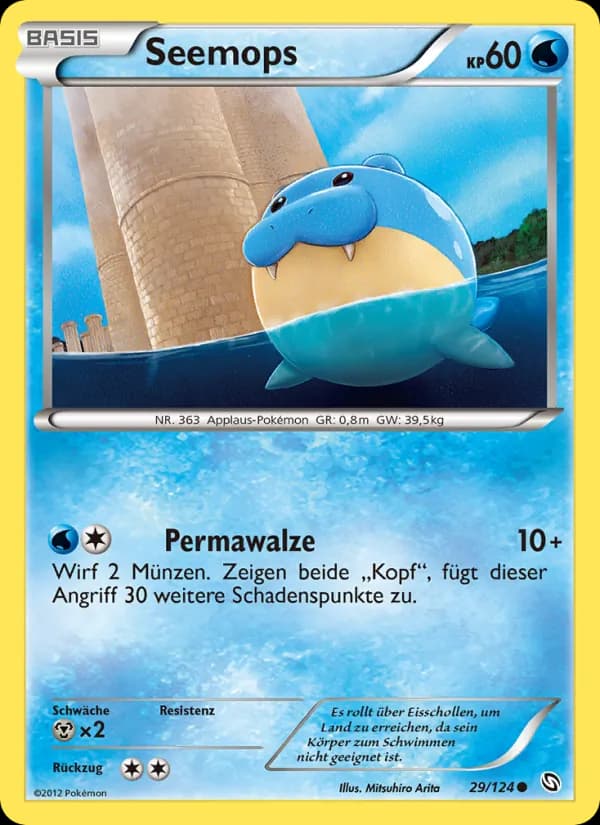 Seemops card in German