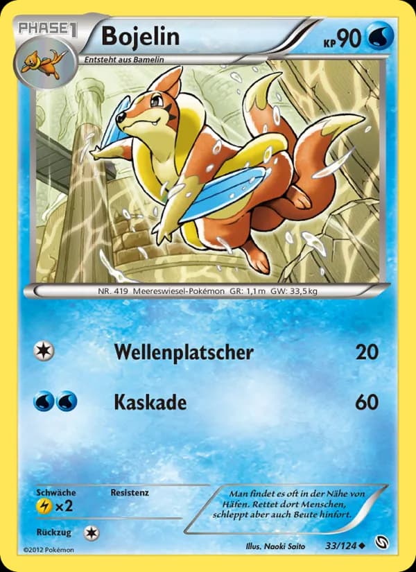 Bojelin card in German